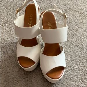 White platforms